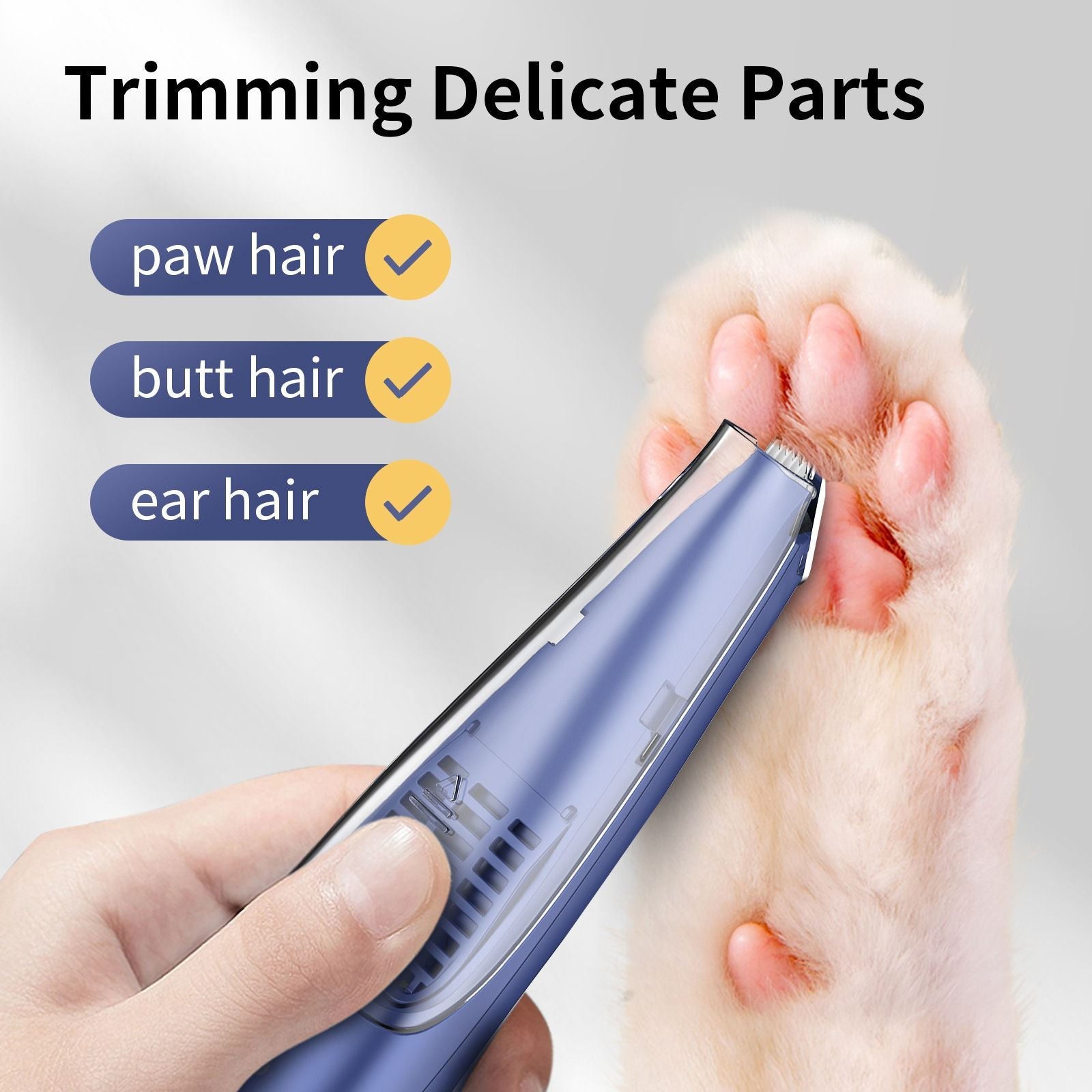 Electric Pet Paw Trimmer with USB Charging