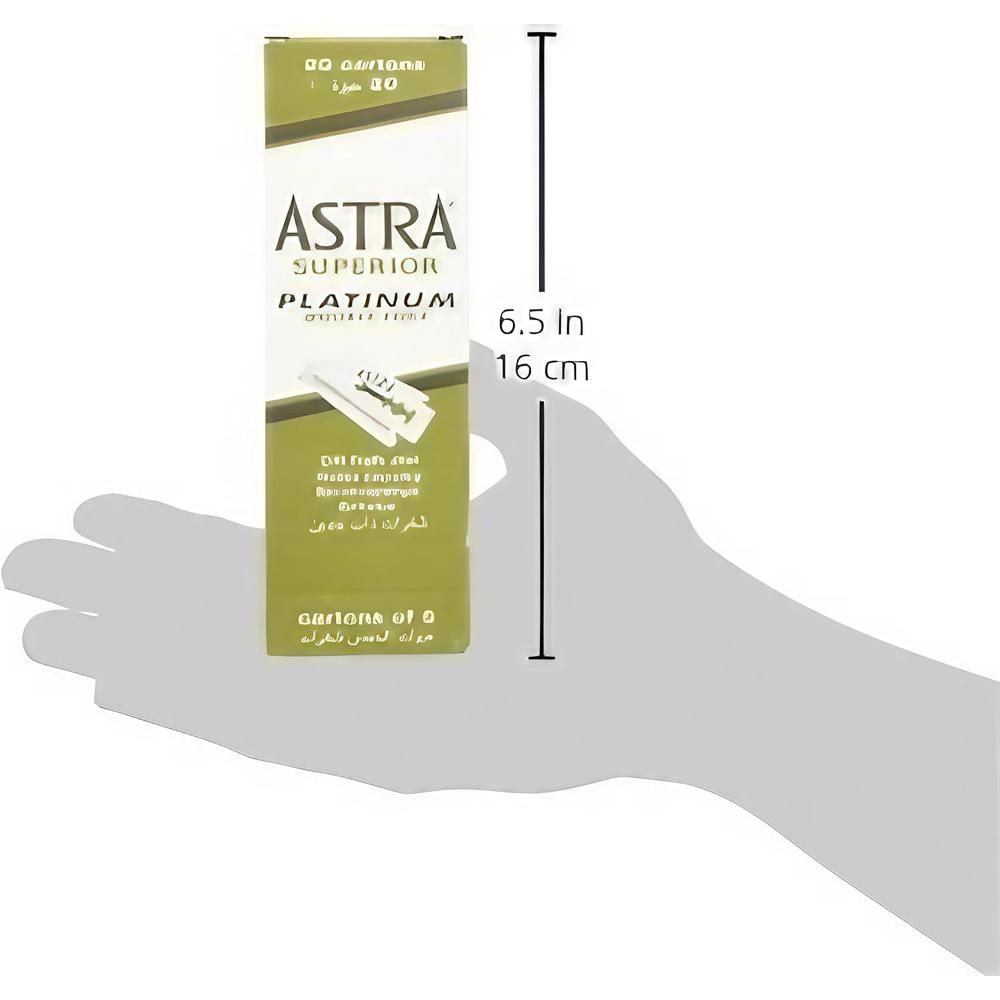 Astra Professional Superior Platinum Double-Sided Razor 5x20 Pcs