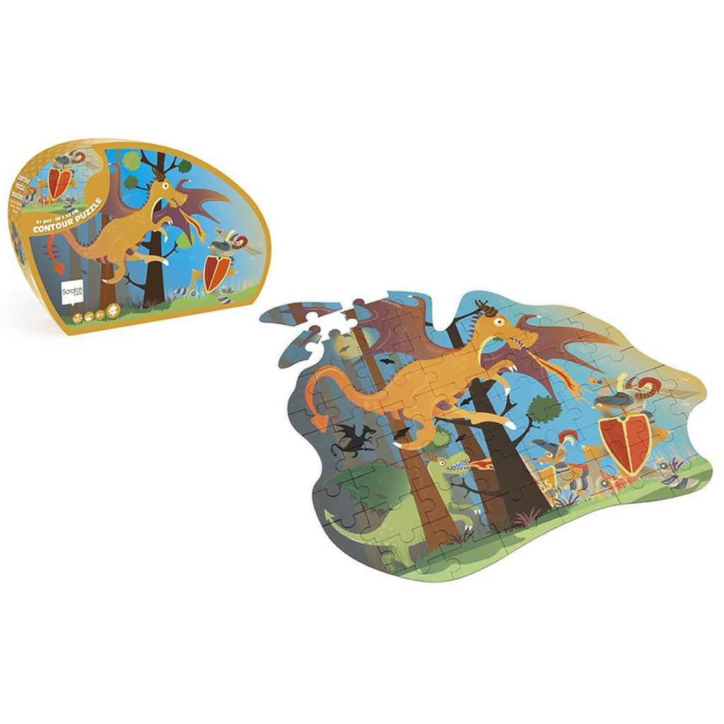 Dragon Contour Puzzle 61 Pieces