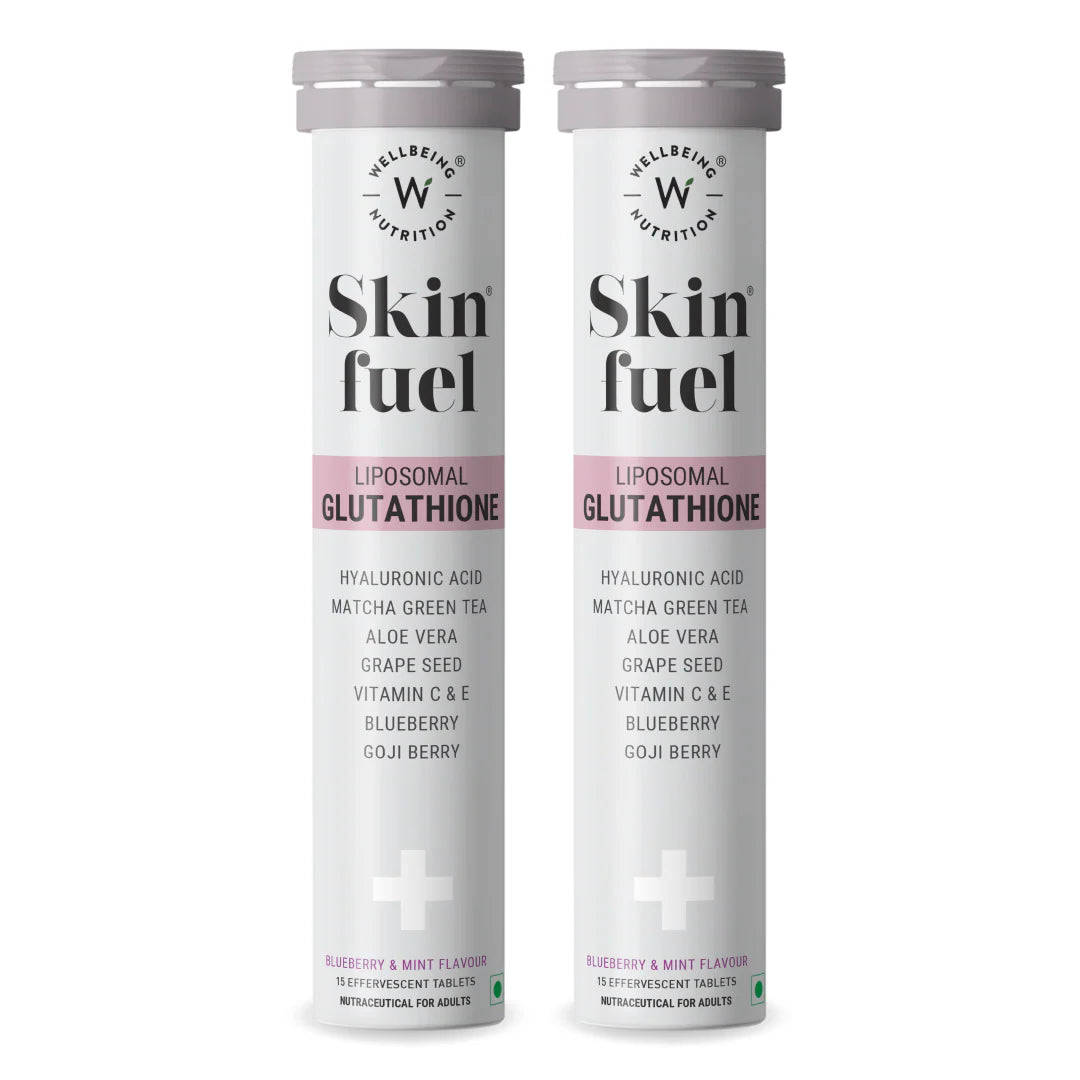 Wellbeing Nutrition Skin Fuel: الجلوتاثيون الليبوسومي بنسبة 90%