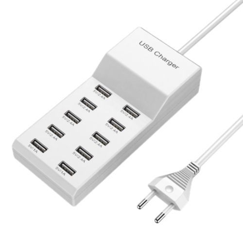 Multi USB Charger Station Smart Wall Charging Adapter For Home Office
