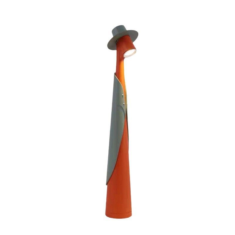 Rechargeable Gentleman Table Lamp Warm Light Orange