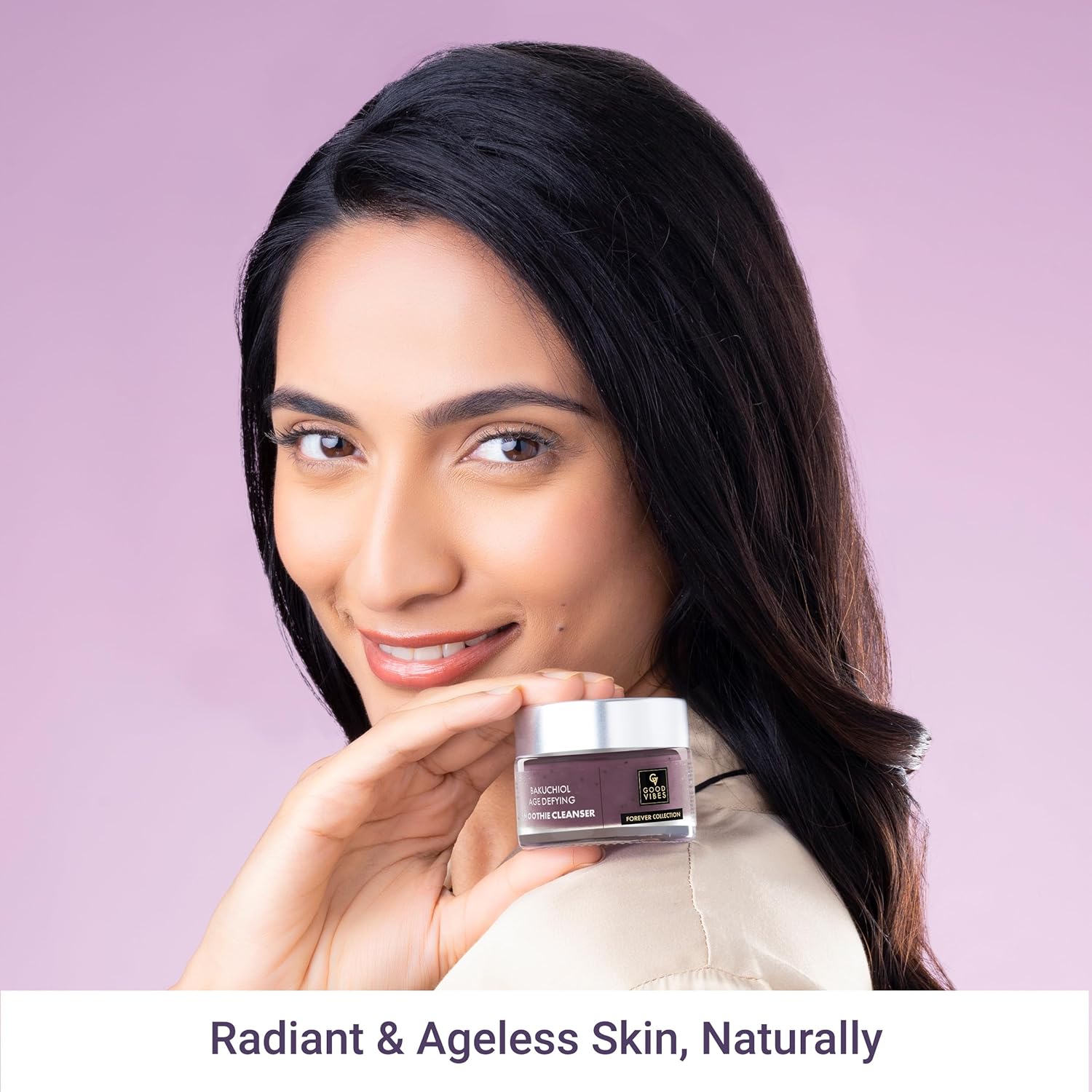 منظف سموذي مقاوم لعلامات التقدم في السن Good Vibes Bakuchiol 45 جم