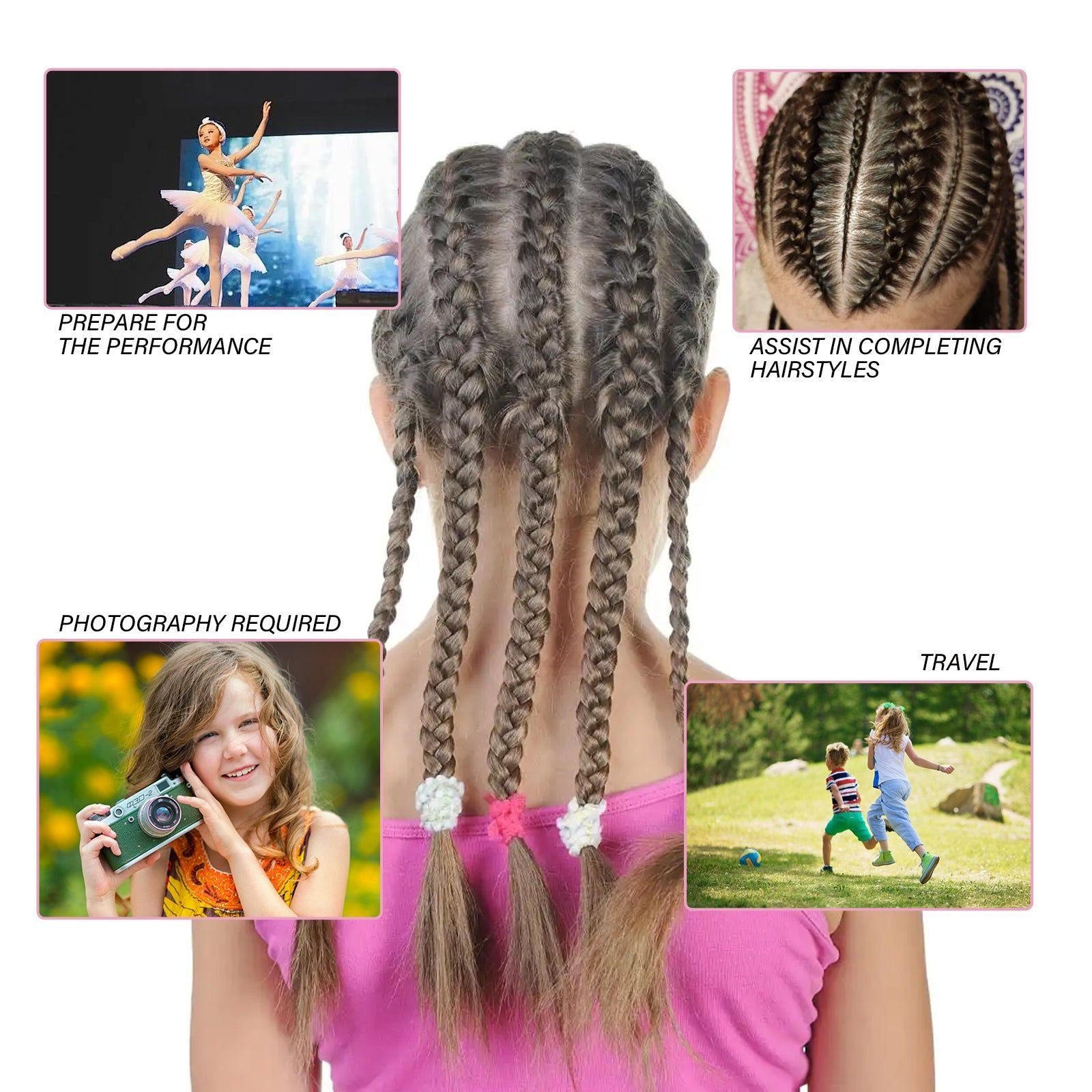 Cherry Blossom Hair Stick for Styling, Moisturizing, Frizz Control, Curly Hair ,40g