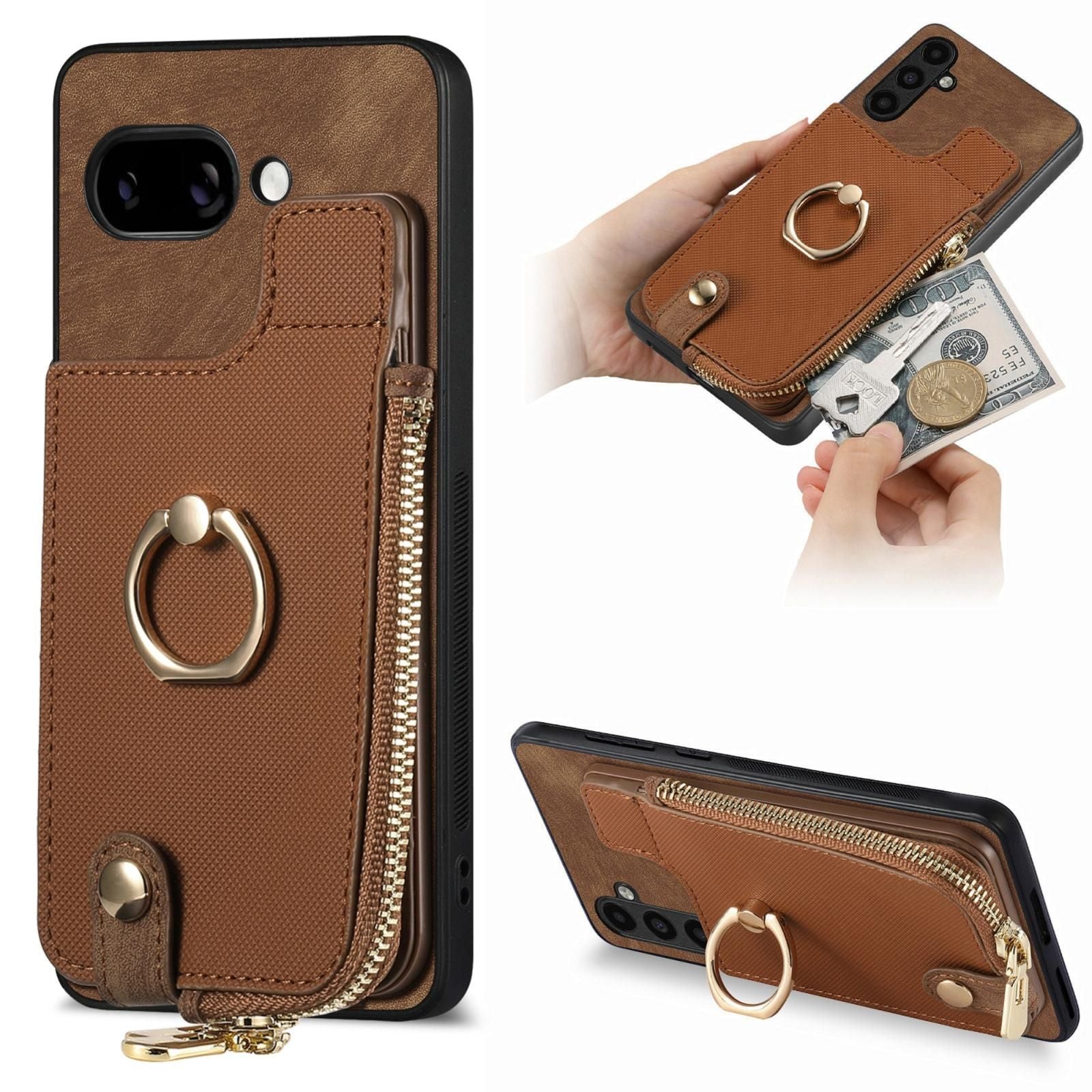 Cross Wallet Phone Case For Google Pixel 9a