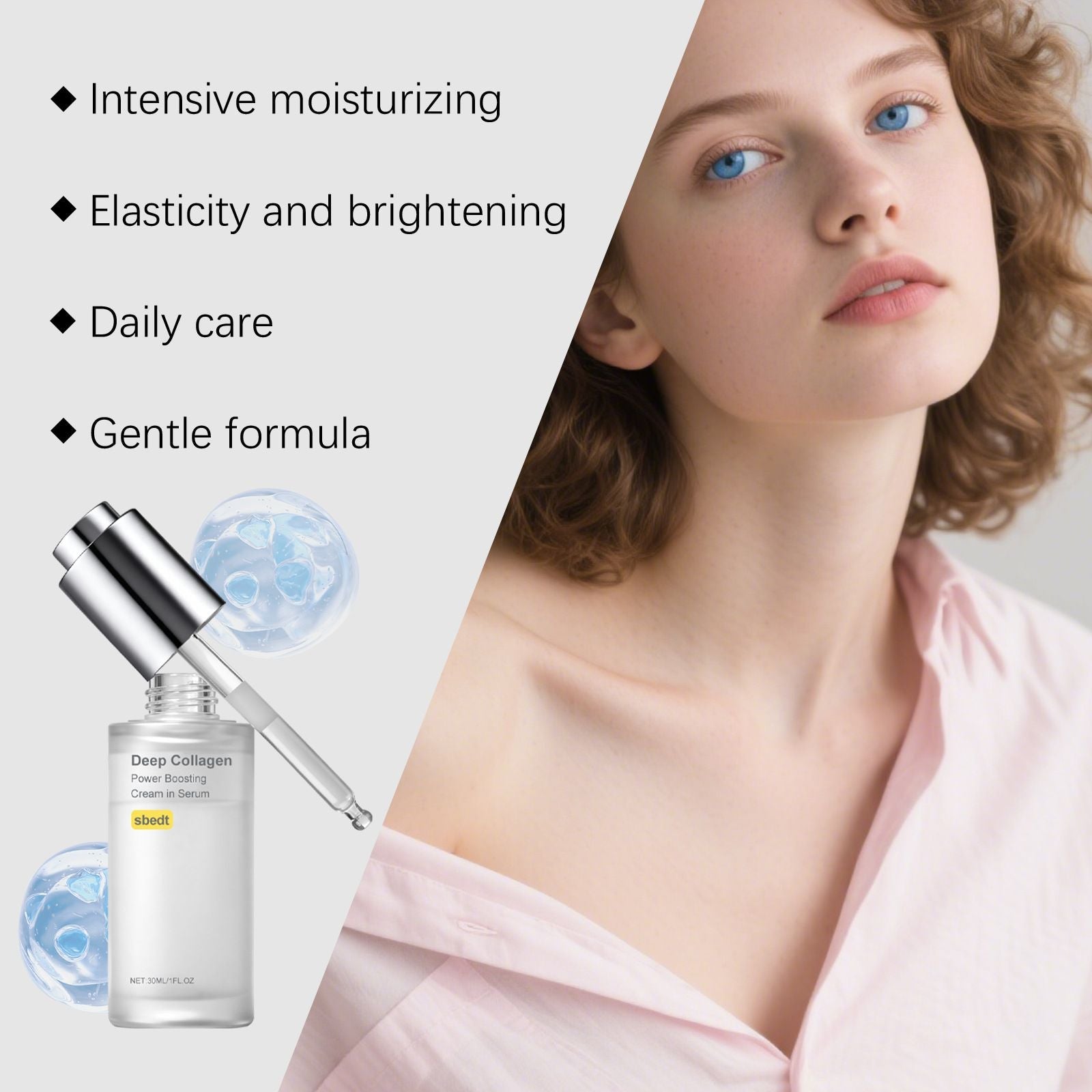 Collagen Hydrating Face Serum Firming Moisturizer 30ml