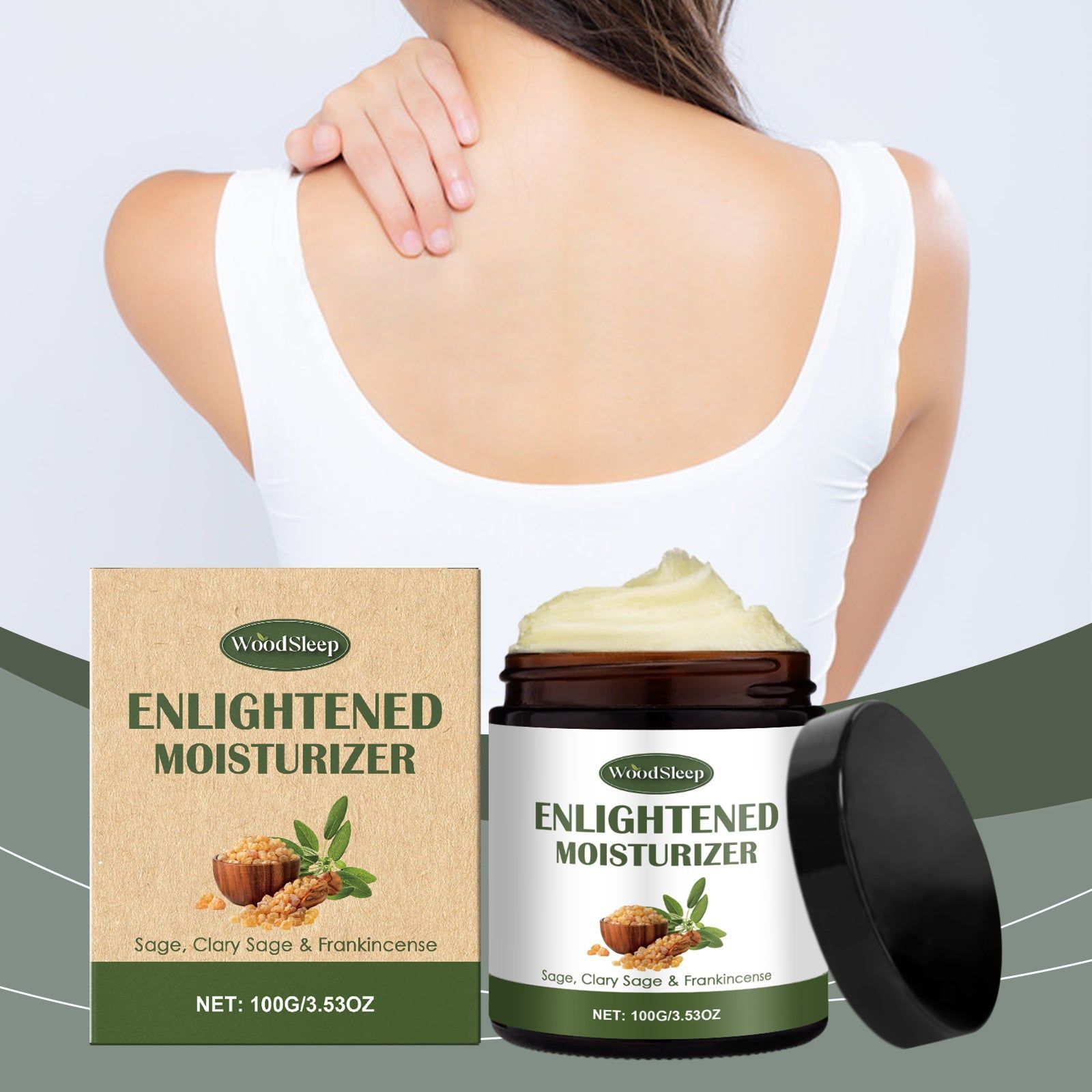 Brightening Moisturizer for Soft, Hydrated Skin, Glycerin & Mineral Oil, All Skin Types ,100g