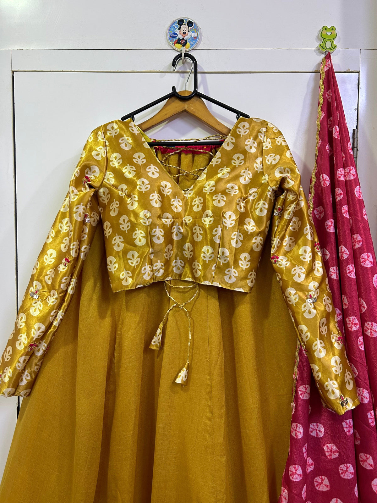 Fab Zone Designer Navratri Special Lehenga Choli With Thread & Real Mirror Work