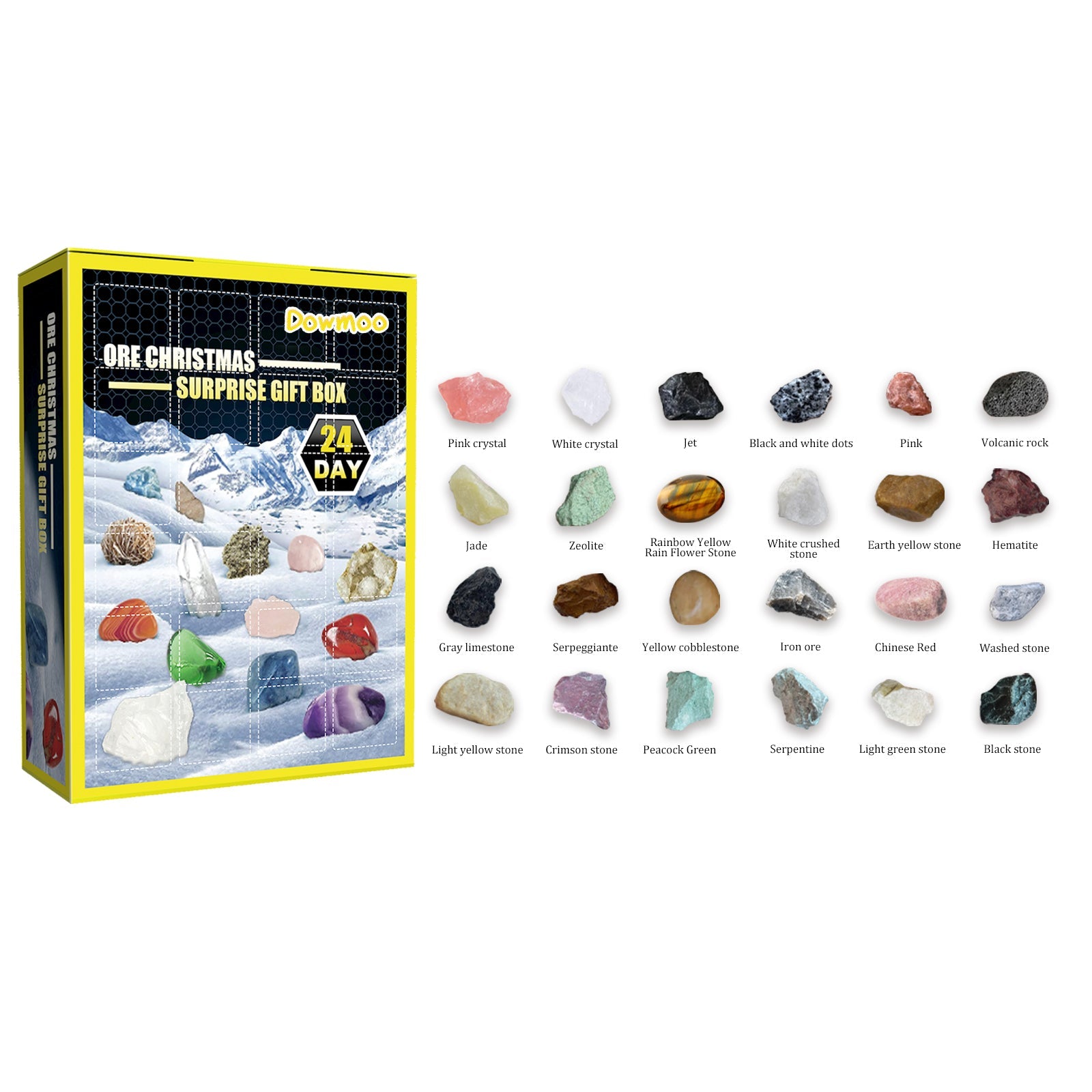 Christmas Ore Gift Box, Blind Box Toy, Surprise Puzzle, Kids Holiday Gift ,1pcs