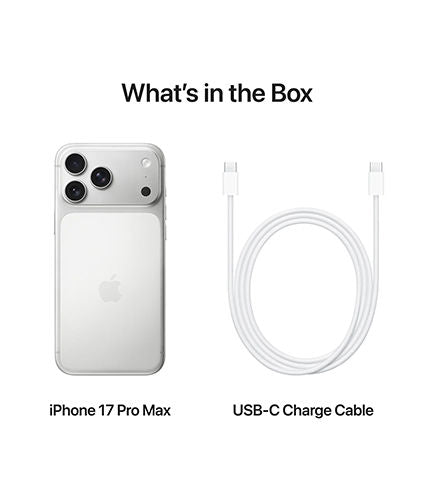 iPhone 17 Pro Max 256 GB Silver 5G (eSim only) With FaceTime - International Version