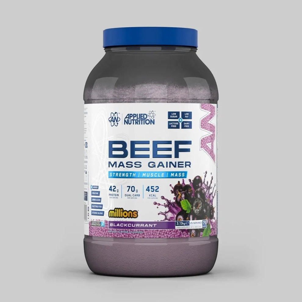 AN BEEF MASS GAINER BLACKCURRANT MILLIONS 3.13 KG