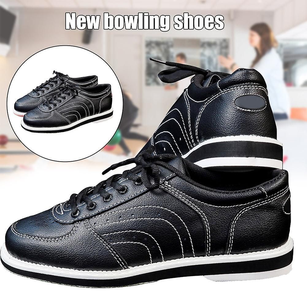 Mens PU Leather Breathable Sports Bowling Shoes
