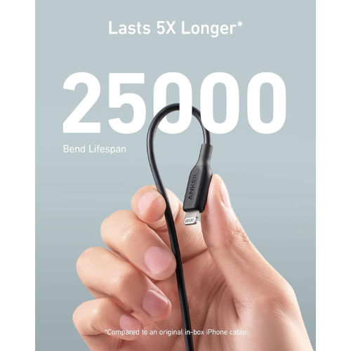 Anker Powerline III USB-A to Lightning Cable 6ft, Black