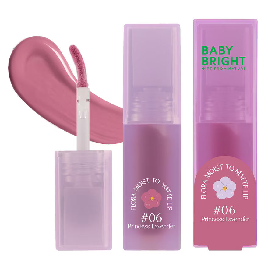 Flora Moist to Matte Lip 3g Baby Bright (M) #06 Princess Lavender