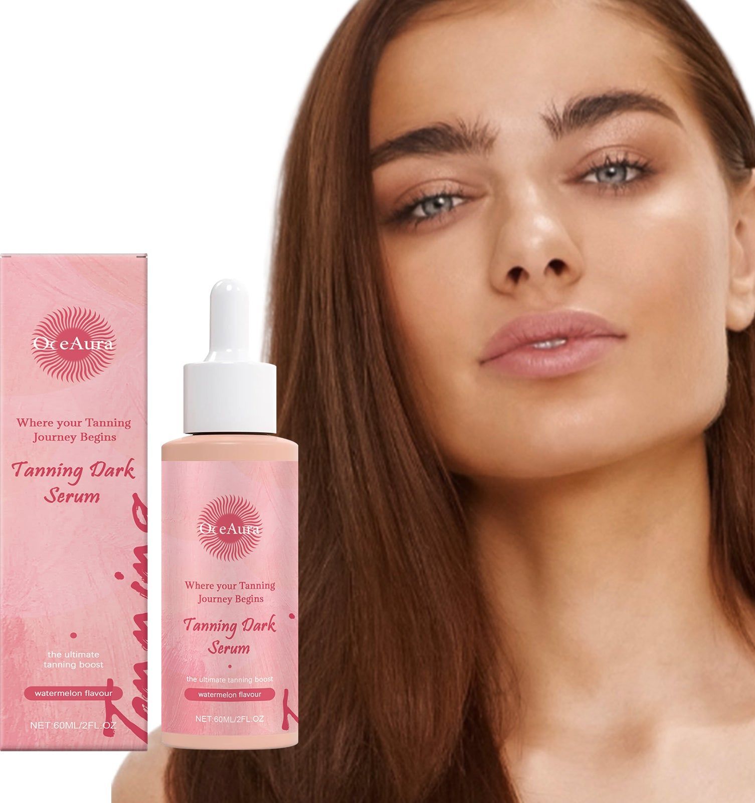 Blackening Serum, Natural Tanning, Skin Glow, Sun-Free, Moisturize ,60ml