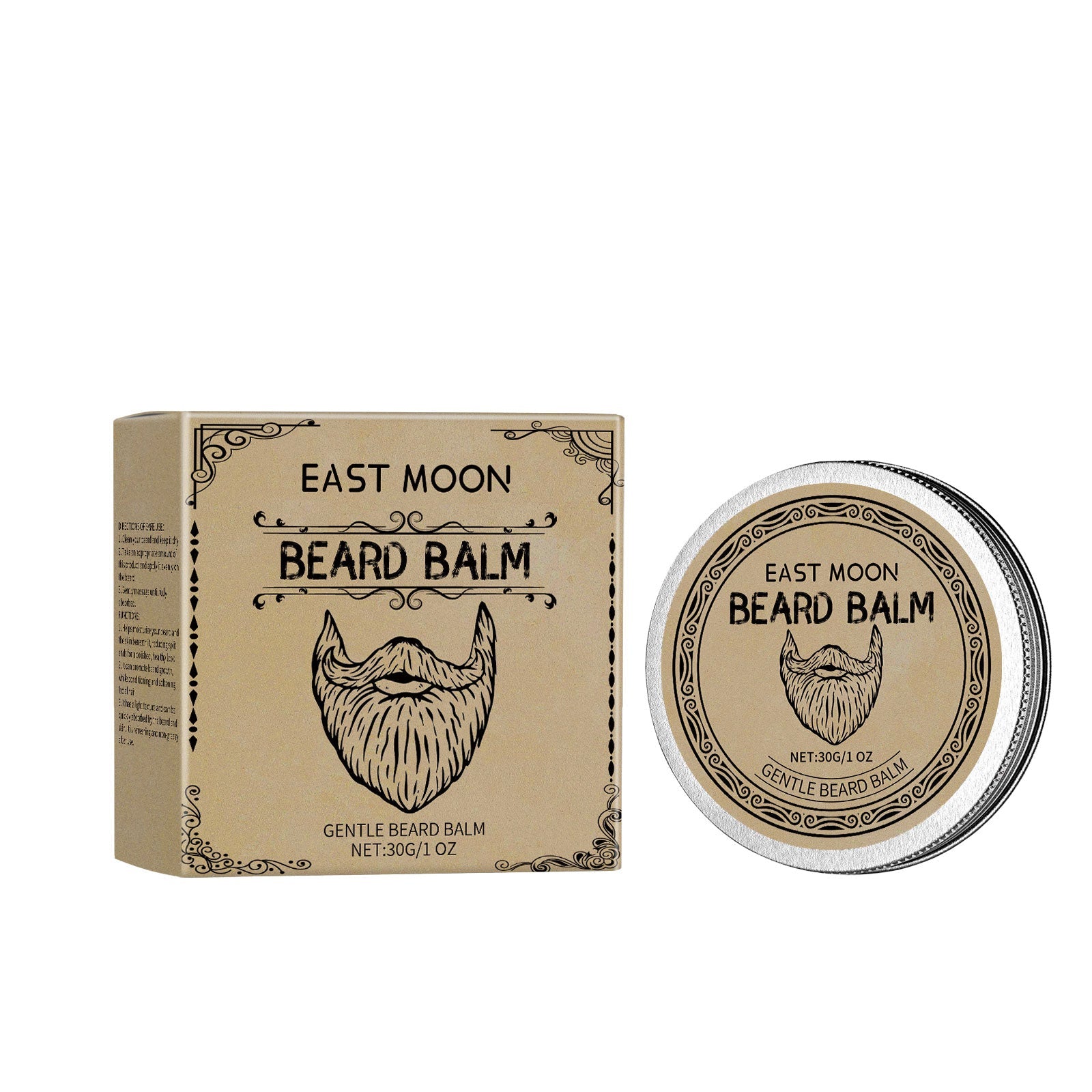 Premium Beard Care Wax, Natural Moisturizer, Stylish & Soft Beard, Gentle Nourishing ,30g
