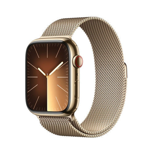 Series 9 GPS + Cellular 45mm Stainless Steel Milanese Loop
