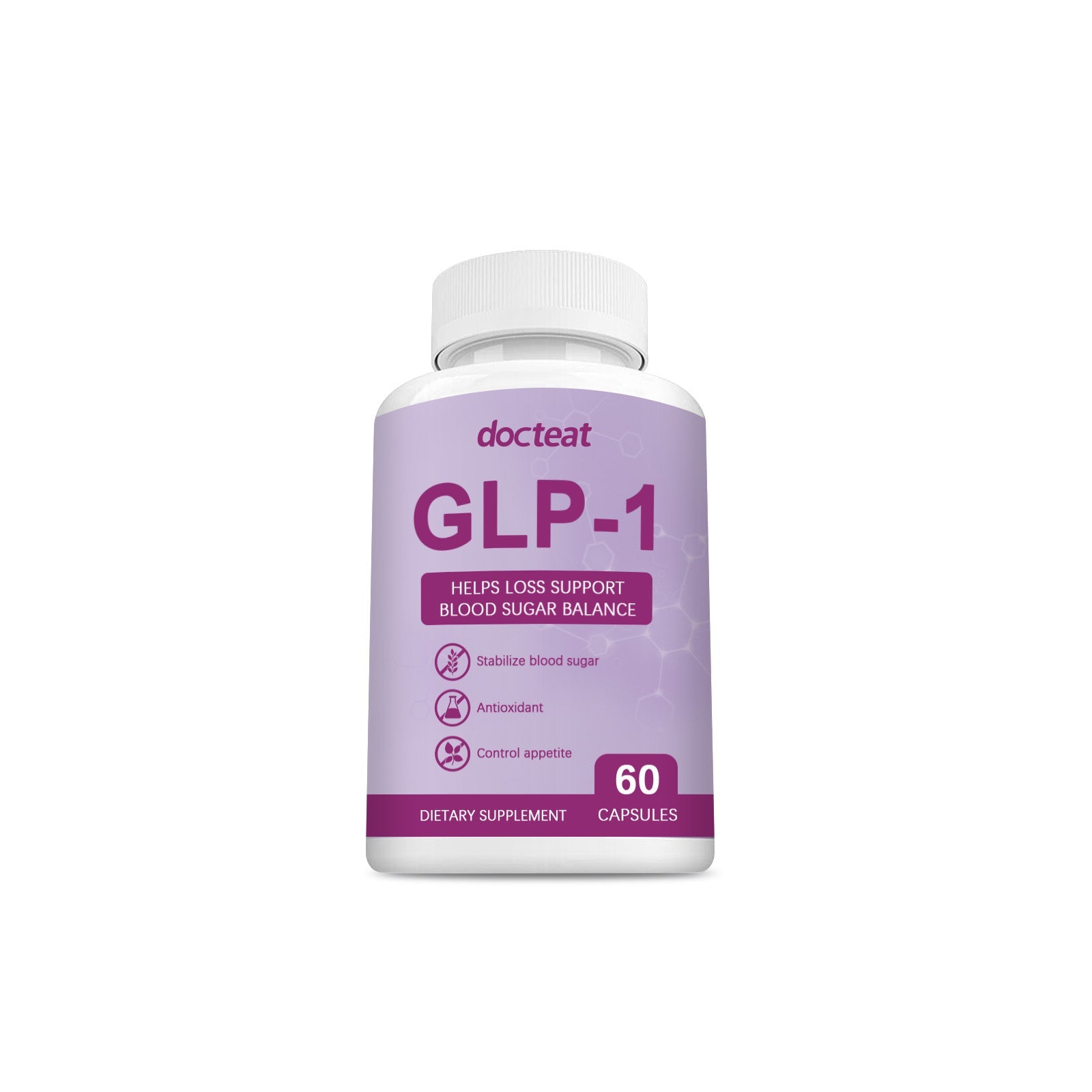 Boost Your Body Care with GLP-1 Capsules, Fat Burn, Appetite Control, Metabolism Support ,60 capsules