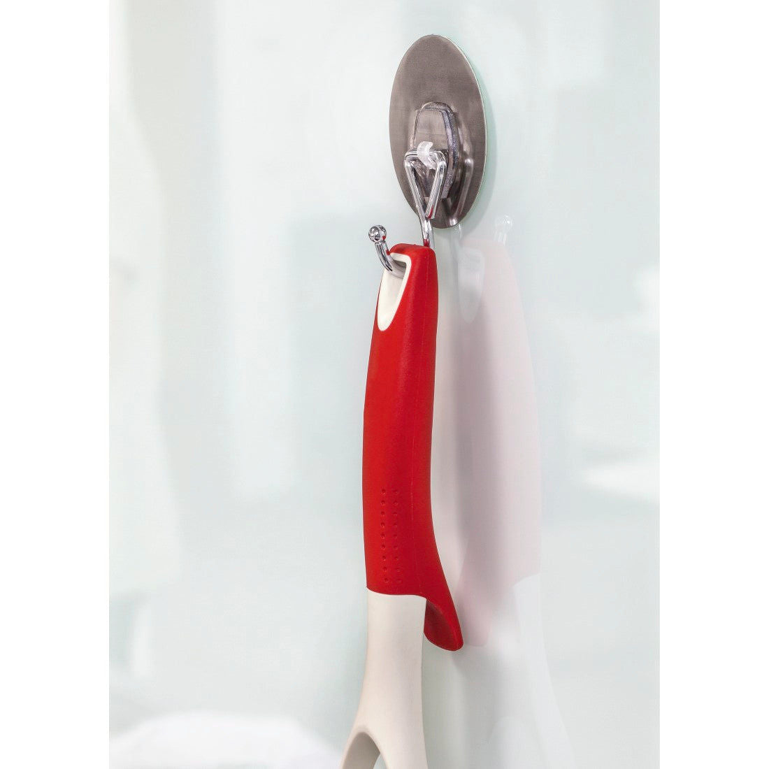 XAVAX 111565 Spatula, made of nylon, 31.5 cm, red/white