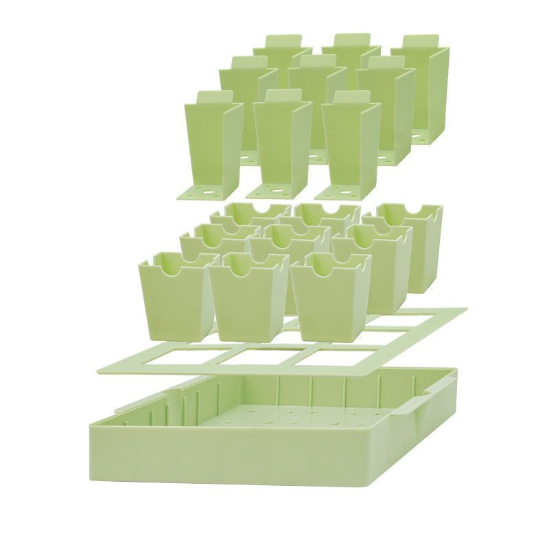 Seed Starter Tray Dual Purpose Handles for Easy Transplanting Labeling Reusable Germination Kit