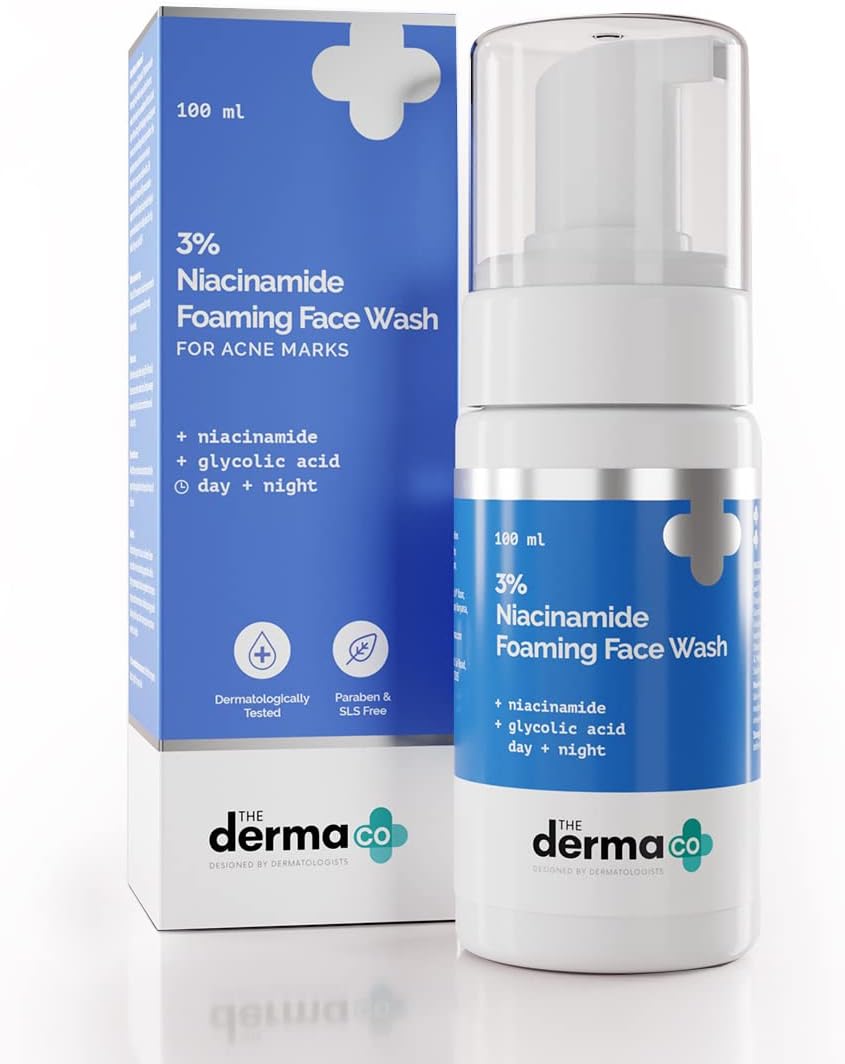The Derma Co 3٪ نياسيناميد فاش واش 100 مل