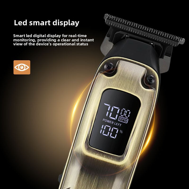 Rechargeable Men's Hair Clipper Grooming Kit