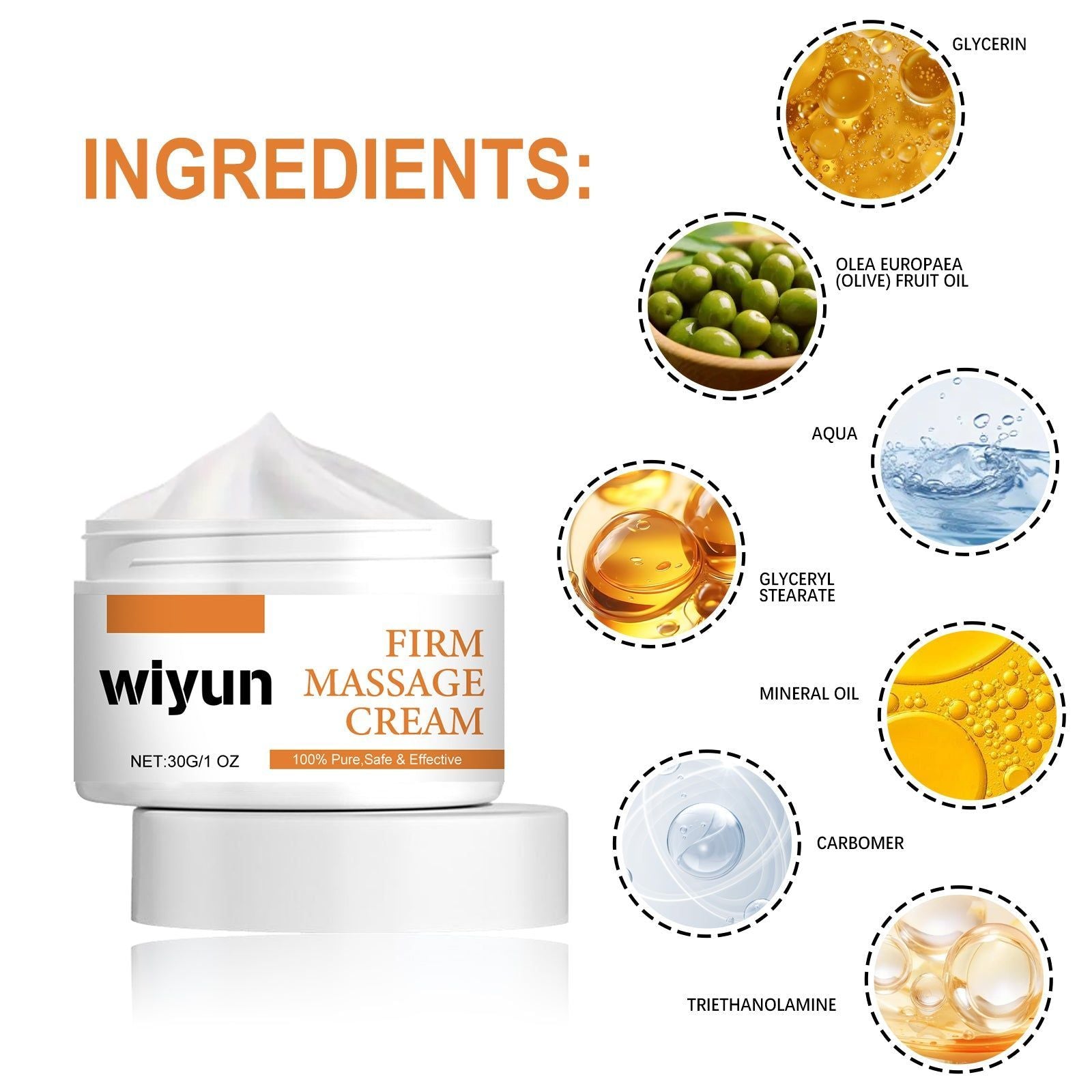Revitalize Your Chest with Skin Firming Cream, Nourishing, Anti-Sagging, Moisturizing, Natural Plant Extracts ,30g