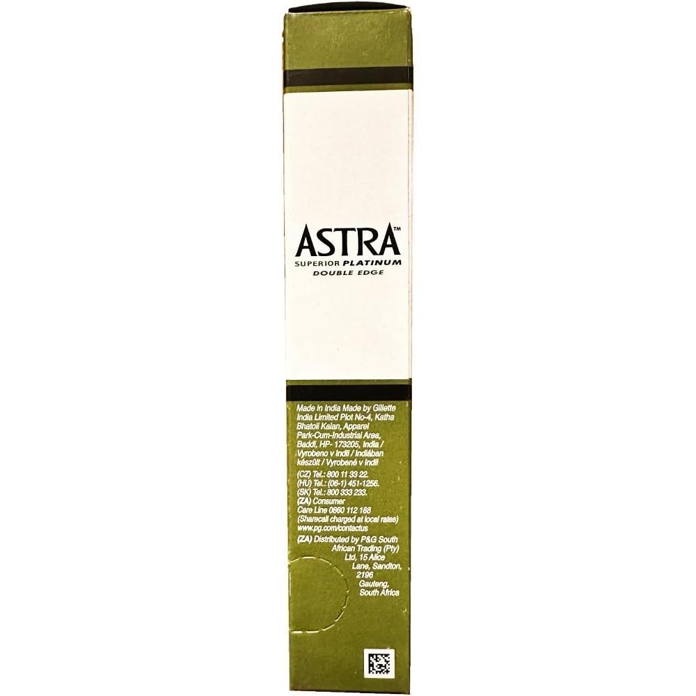 Astra Professional Superior Platinum Double-Sided Razor 5x20 Pcs