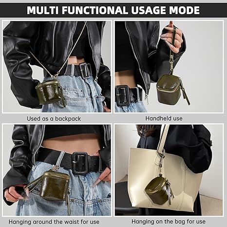 Mini Coin Purse Earphones Holder Bag Storage Bag for Keychain Lipstick Organizer
