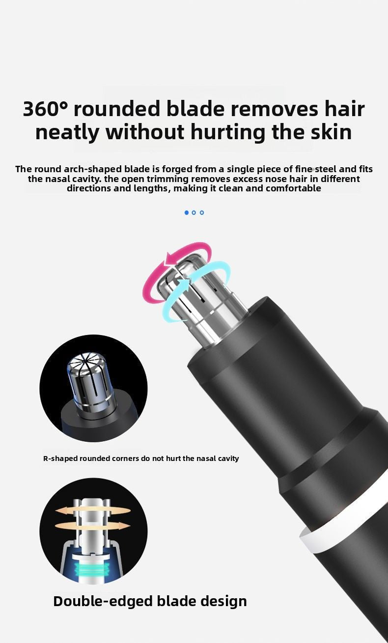 USB Rechargeable Nose Hair Trimmer Kit