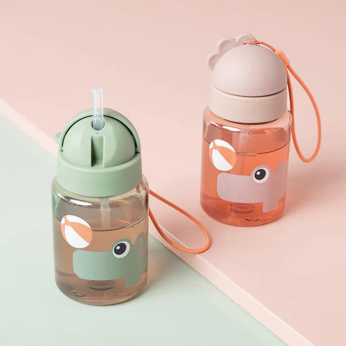 Done By Deer Straw Bottle Playground Green