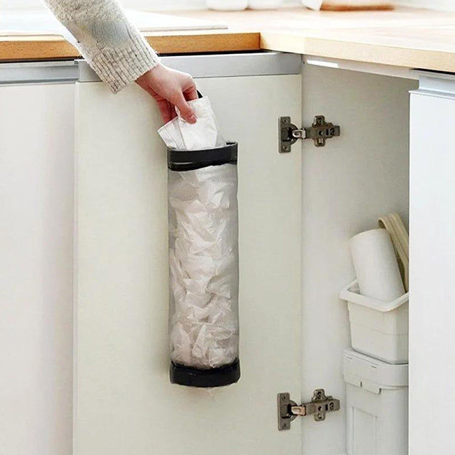 Kitchen Wall-Mounted Garbage Bag Storage – Convenient, Space-Saving Organizer for Trash Bags