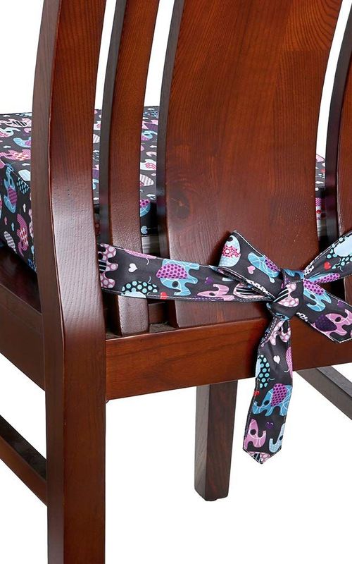 Toddler Booster Cushion Baby Chair Pad Heightening Dining Chair Cushion Cartoon Seat Mat
