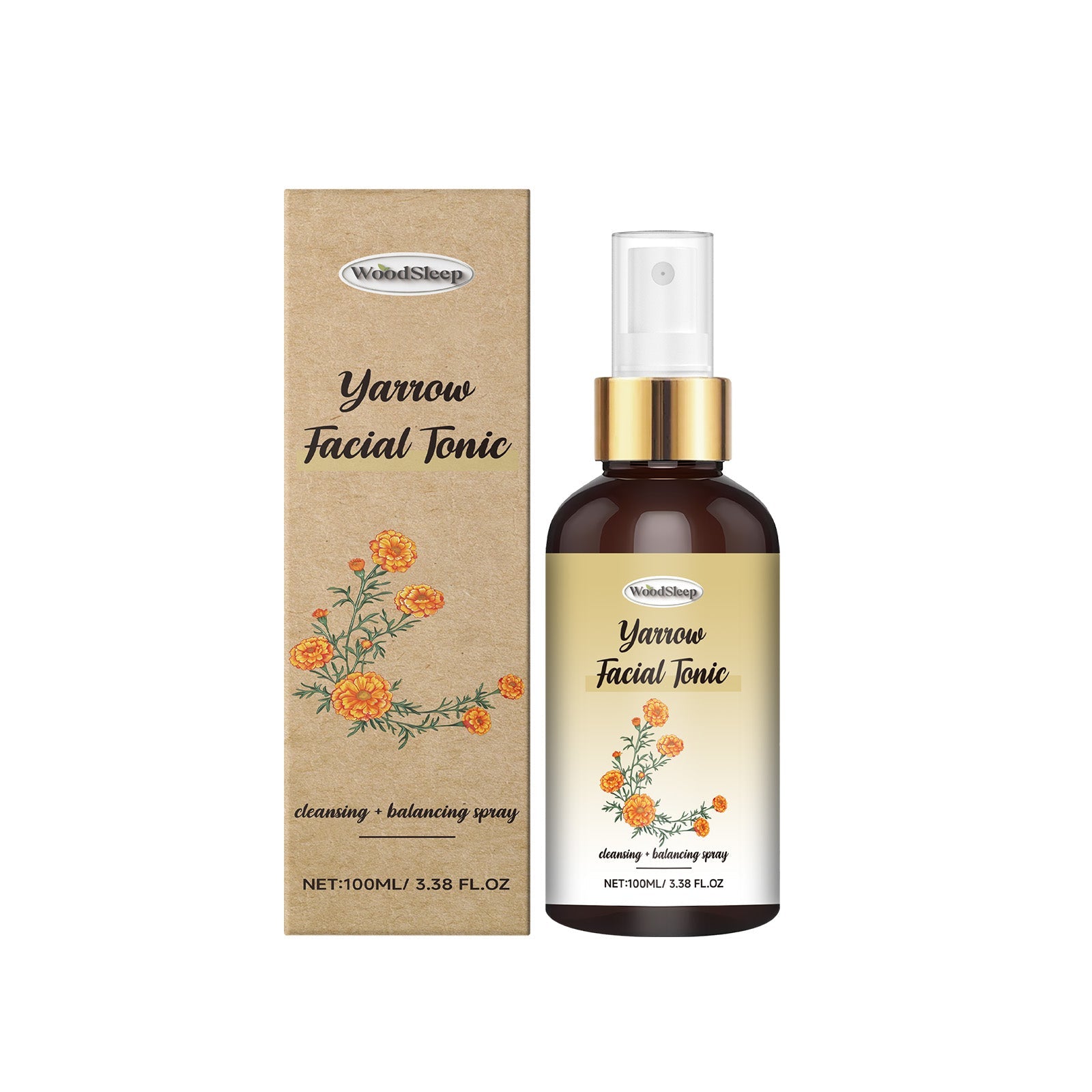 Calendula Hydrating Spray, Moisturizing, Refreshing, Skin Balance ,100ml