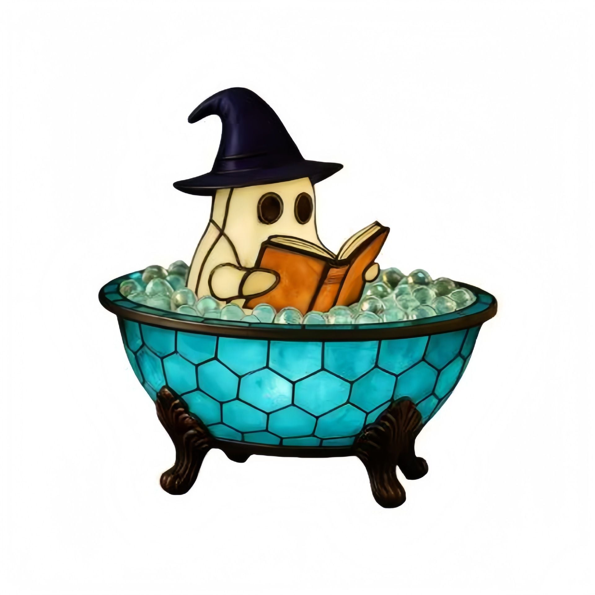 Ghost Bubble Bath LED Night Light USB Halloween Lamp