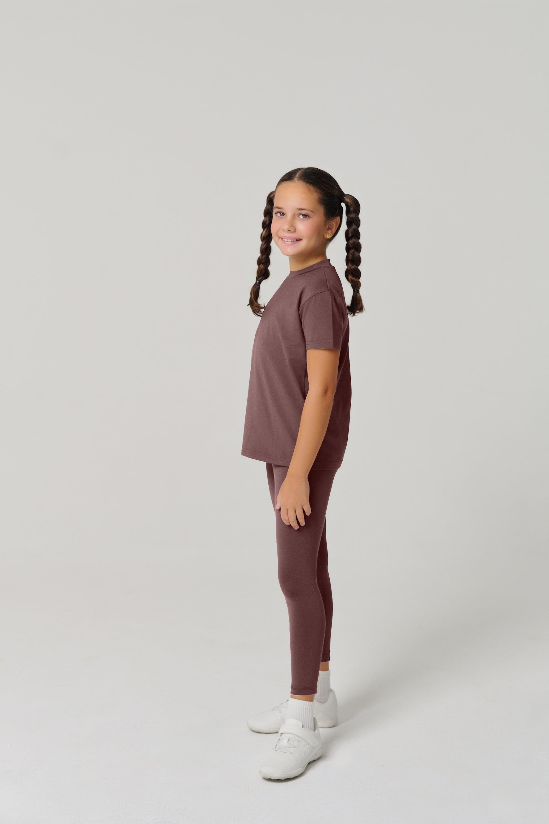 تي شيرت MULU Classic للأطفال (للجنسين) - بني