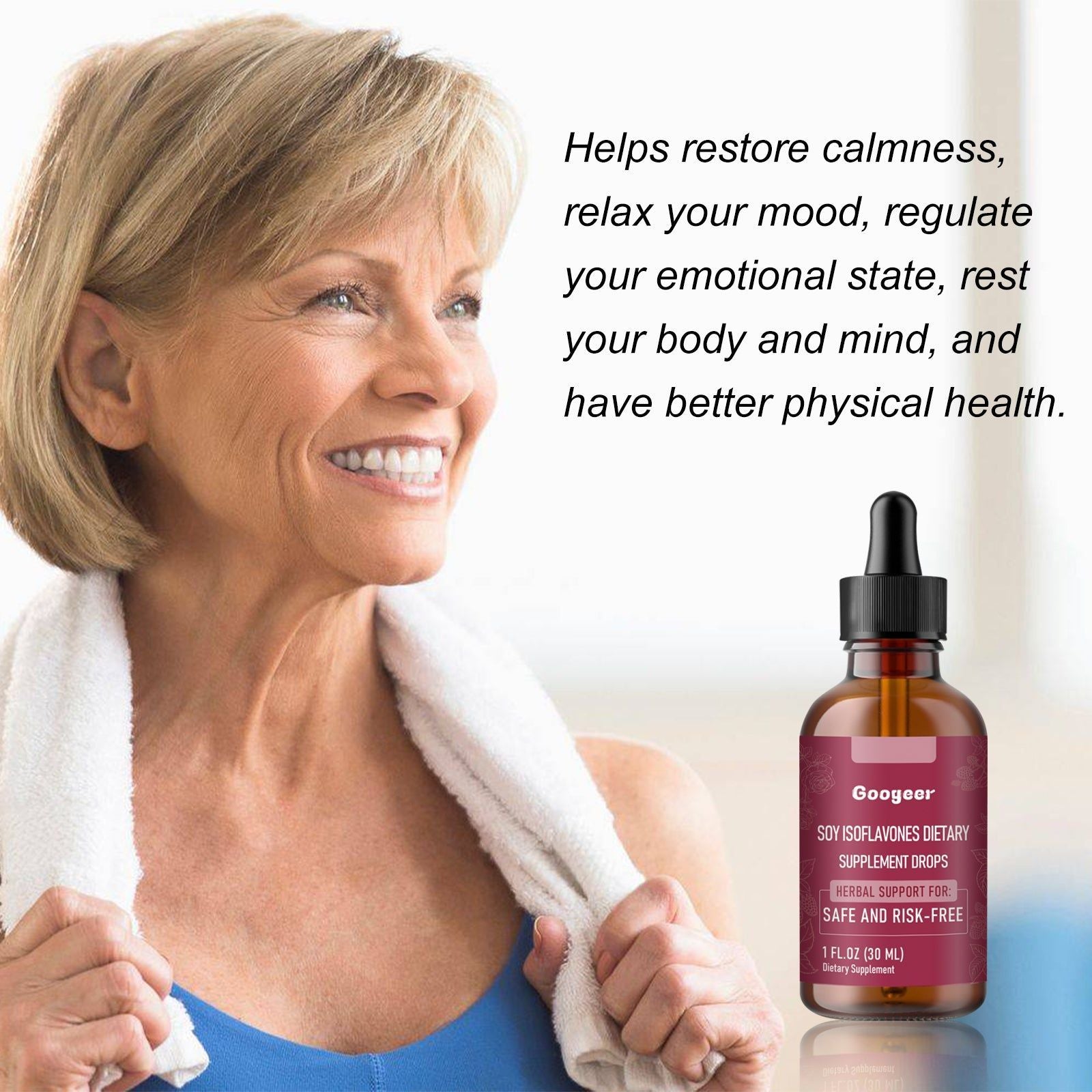 Body Care Supplement Drops, Relieve Stress, Improve Skin & Sleep Naturally ,30ml