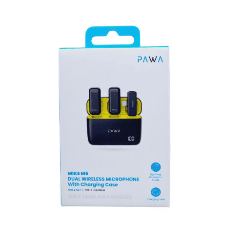 PAWA MIKE 5 DUAL WIRELESS MICROPHONE