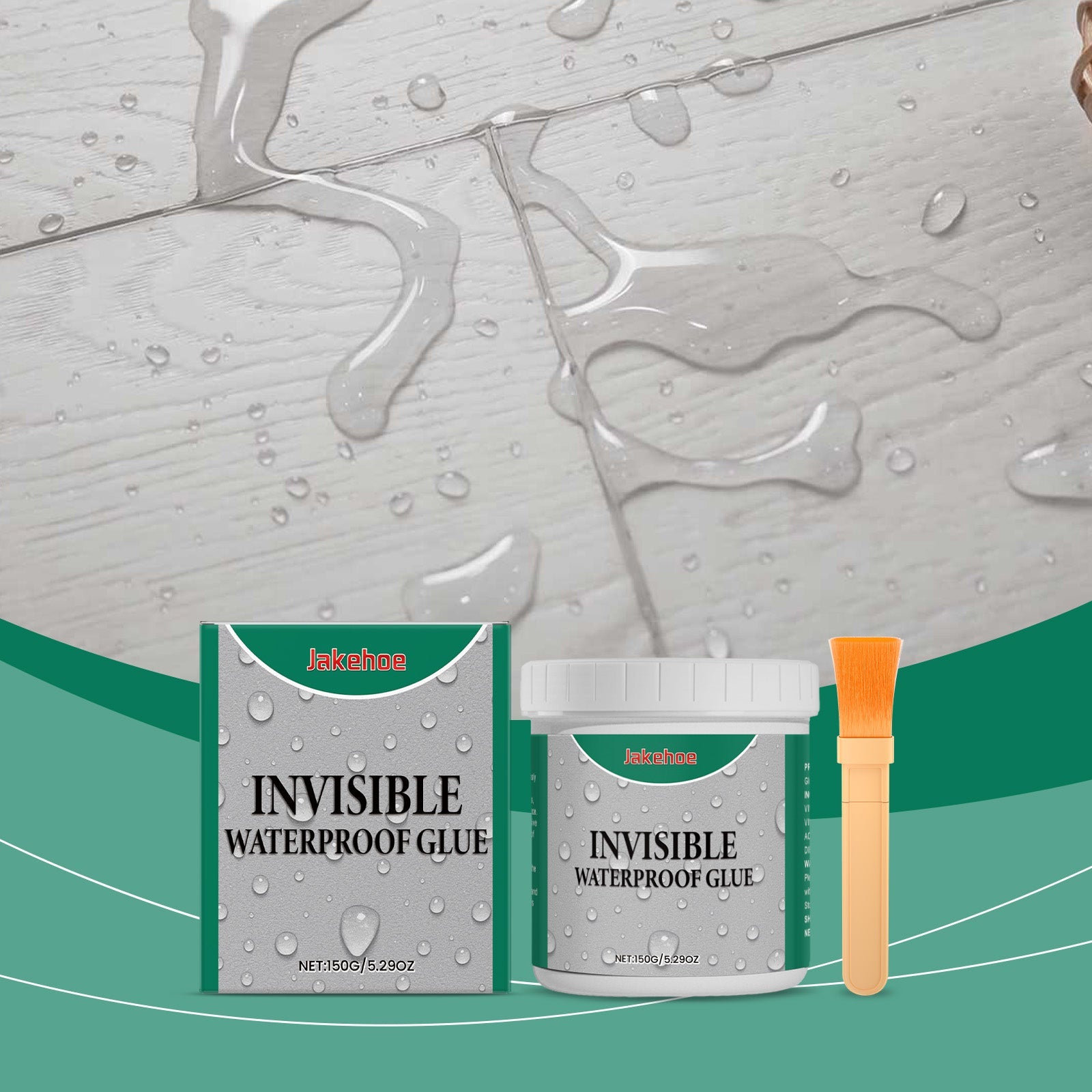 Invisible Waterproof Binding Agent for Leak Repair, Multi-Purpose Sealant for Walls, Bathrooms, Floors ,1set