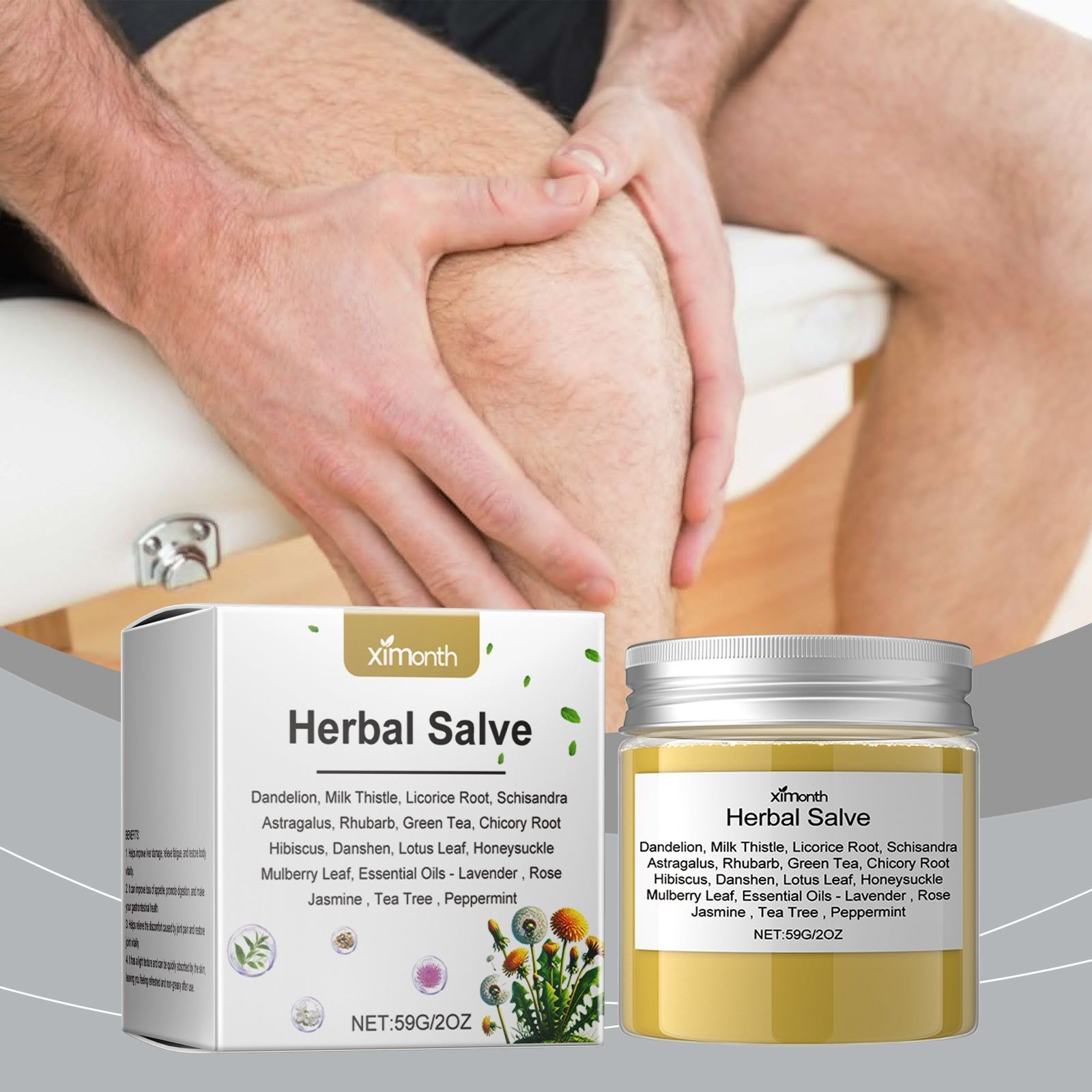 Multi-Functional Joint Care Cream for Pain Relief, Herbal Body Care, Daily Protection ,59g