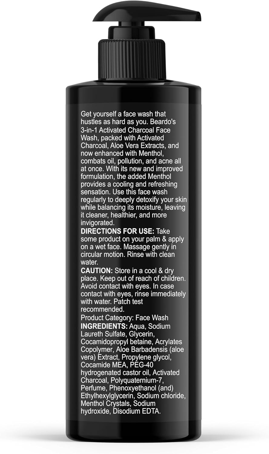 Beardo Activated Charcoal Face Wash 200ml