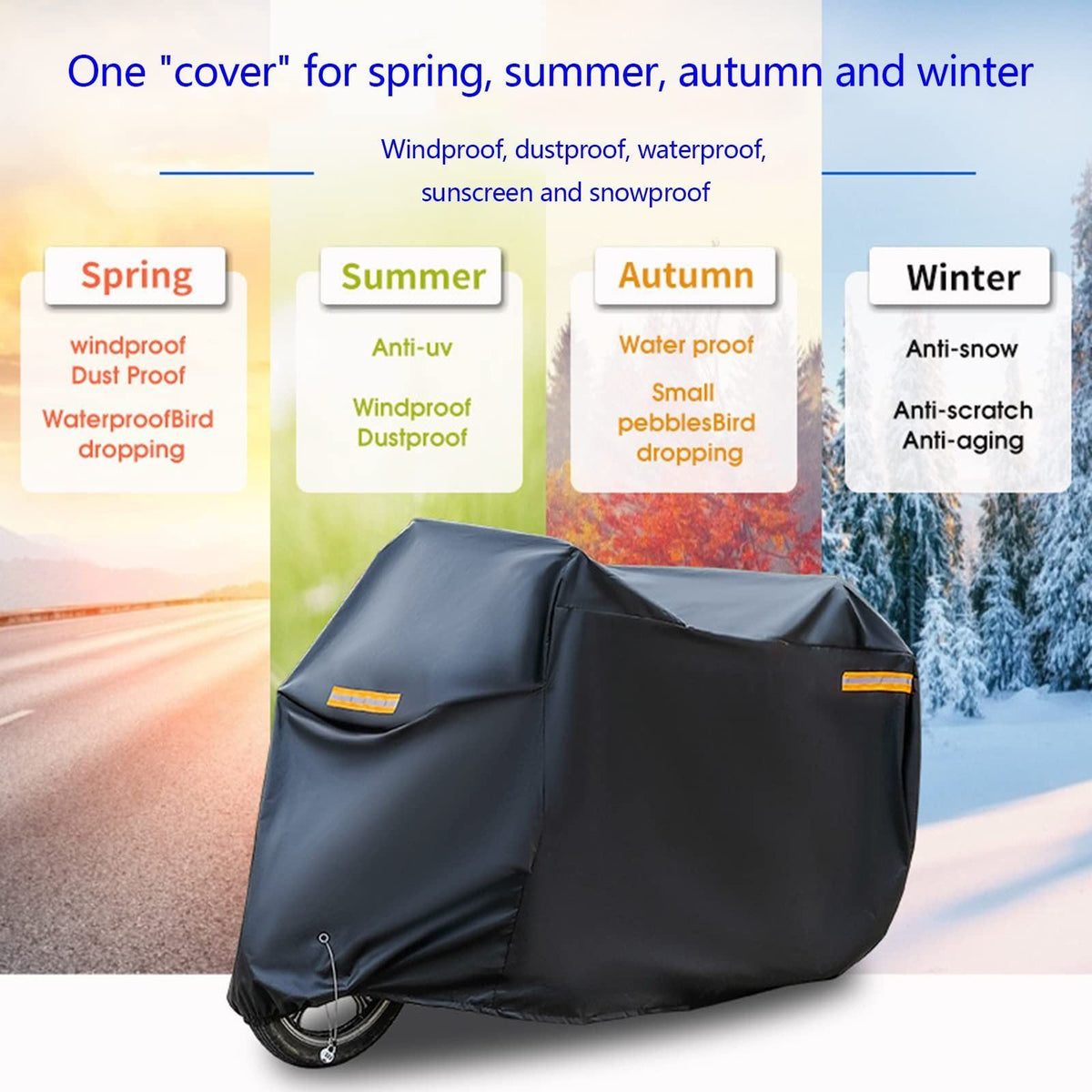 Motorcycle Cover Waterproof Oxford Dustproof Sunshade Oxford Motorbike Cover