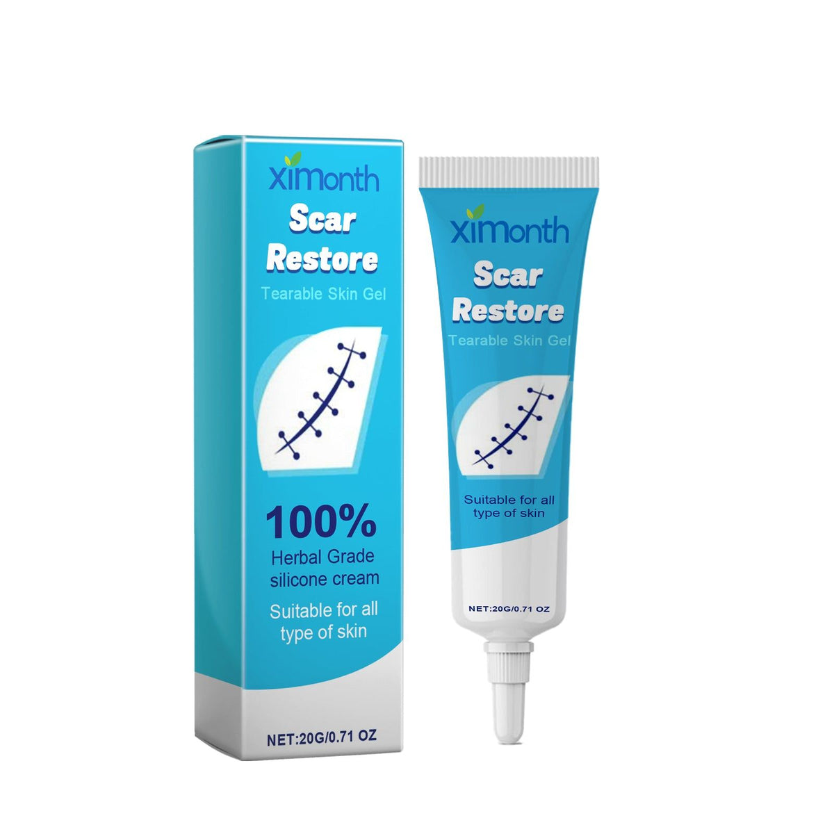 Moisturize Scars Fast, Repair Skin, Fade Scar Gel, Gentle, Non-Greasy, Smooth Skin ,20g