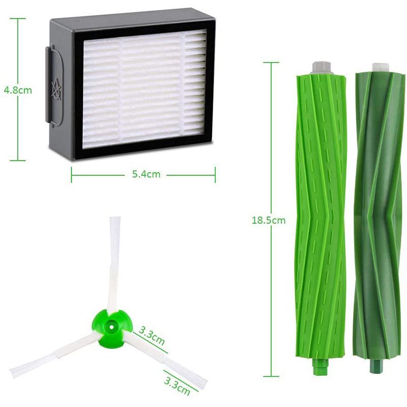 Replacement Accessory Kit for iRobot Roomba i3 i3+ i4 i7 i7+ E5 E6 E7 Vacuum Cleaner