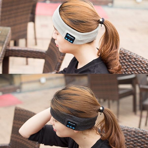 Bluetooth Headband Sports Sleep Headphones Wireless Headset Fitness Headscarf