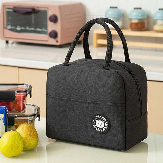 Insulated Thermal Cooler Lunch Bag - Durable, Reusable, and Leak-Proof Lunch Tote for Food & Drink Storage