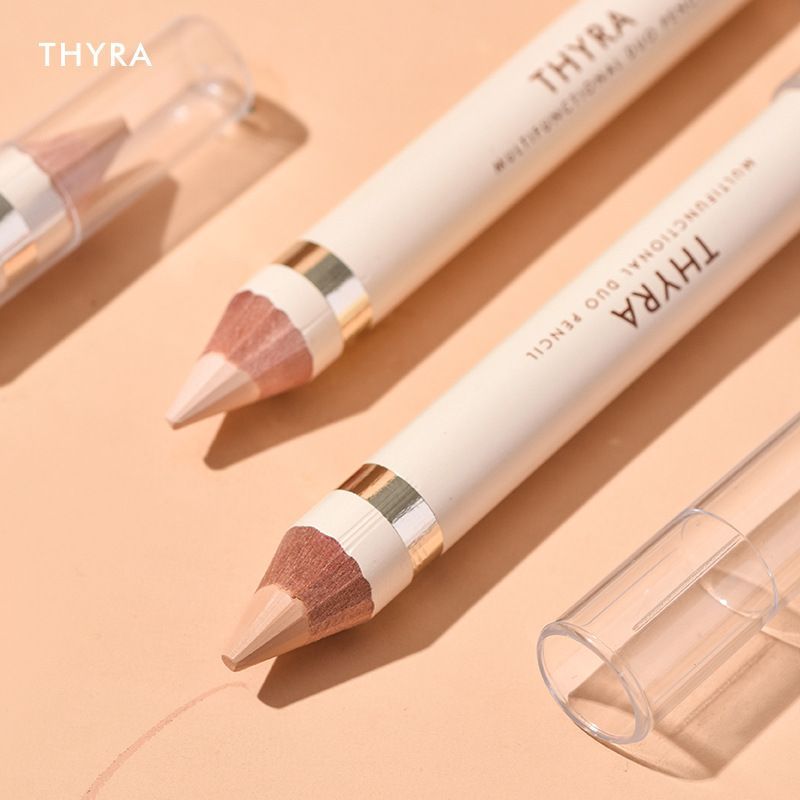 Multi Effect Double Ended Brightening Concealer Pen Long Lasting Lying Silkworm Pen