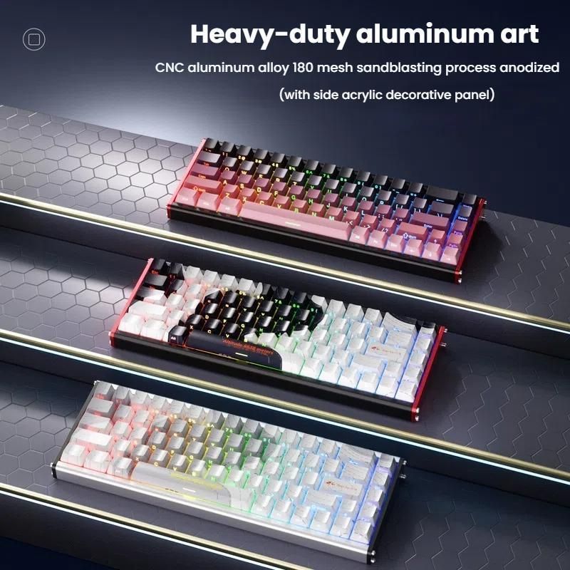 Ajazz ALUX68 MAX RGB Wired Keyboard Day Night