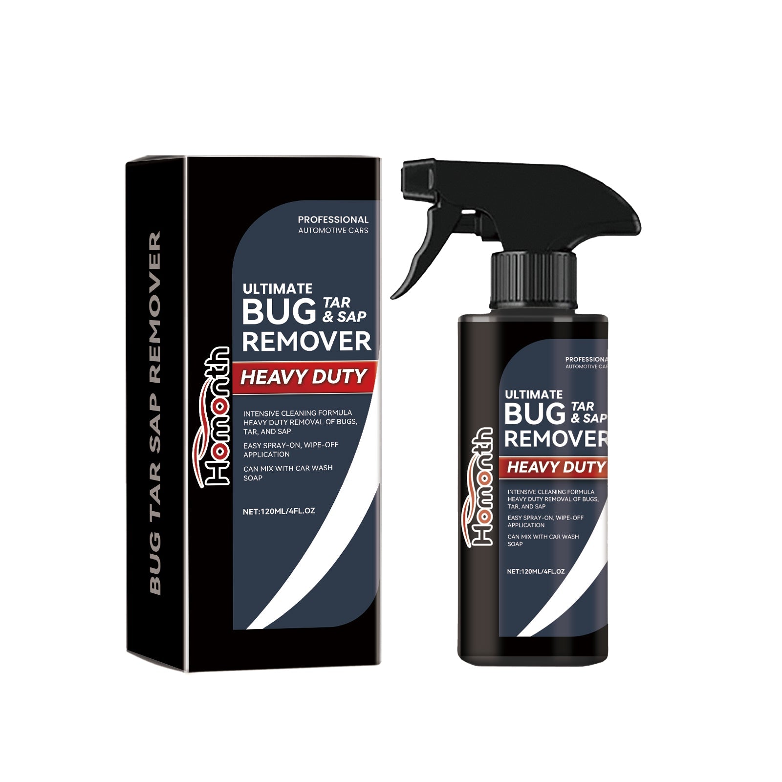 Car Cleaning Spray, Multi-Functional Exterior Decontamination, Easy Wash, Eco-Friendly, Stain Remover ,120ml
