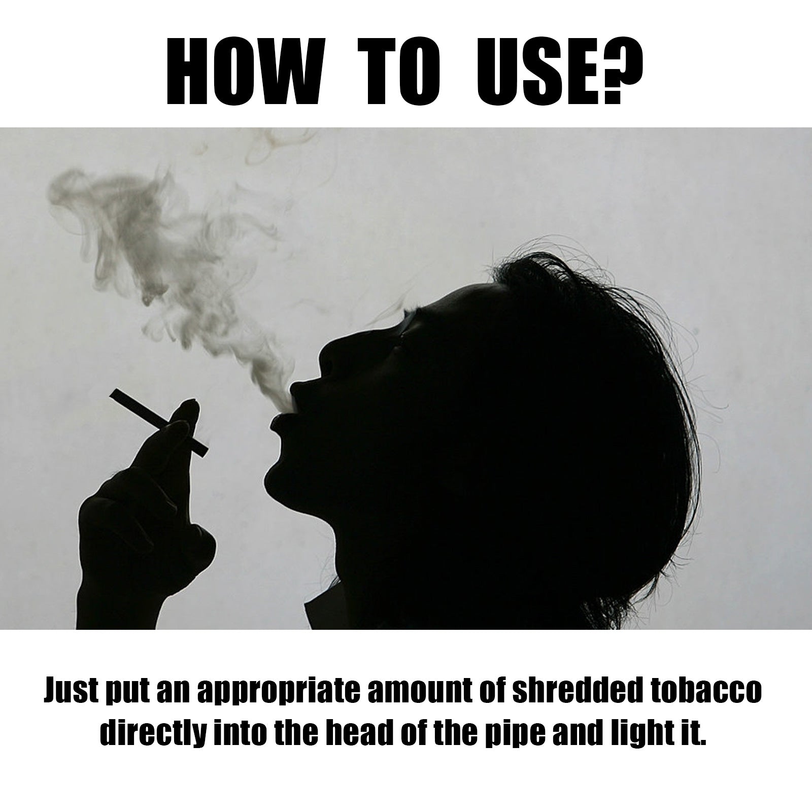 Portable Metal Smoking Pipe, Mini Creative Tobacco Pipe for Men, Easy to Use ,1pcs